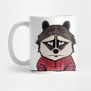 Bored Raccoon Mug